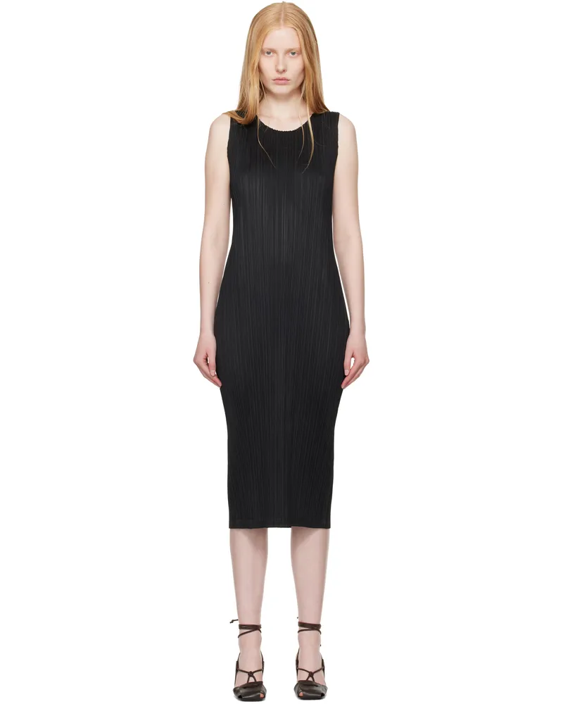 Issey Miyake Black Monthly Colors May Maxi Dress 15