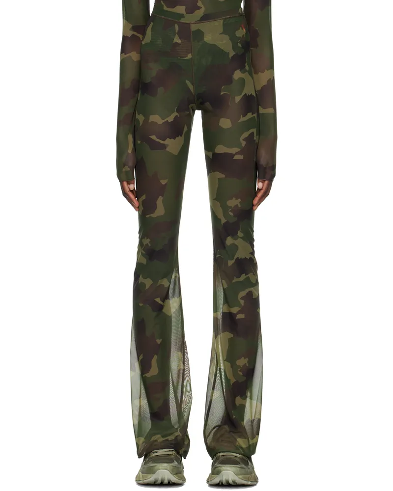 Heron Preston Khaki Camo Trousers Camo