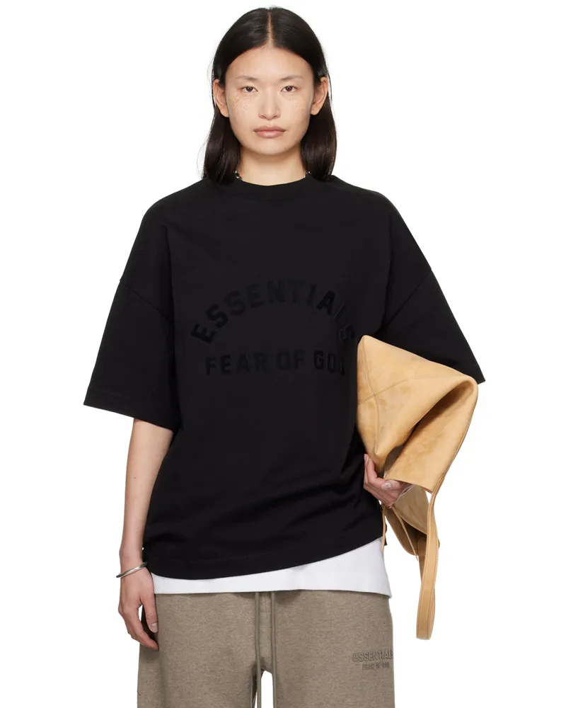 Fear of God Black Bonded T-Shirt Black