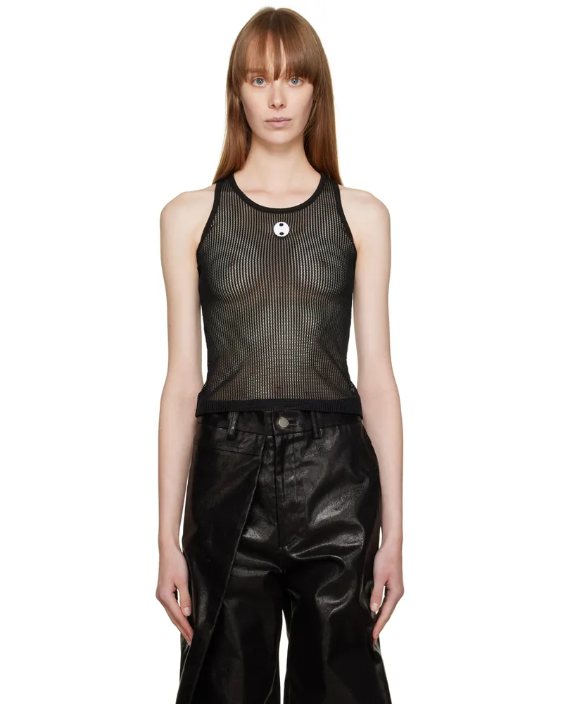 BONBOM Black Crewneck Tank Top Tsh02-2