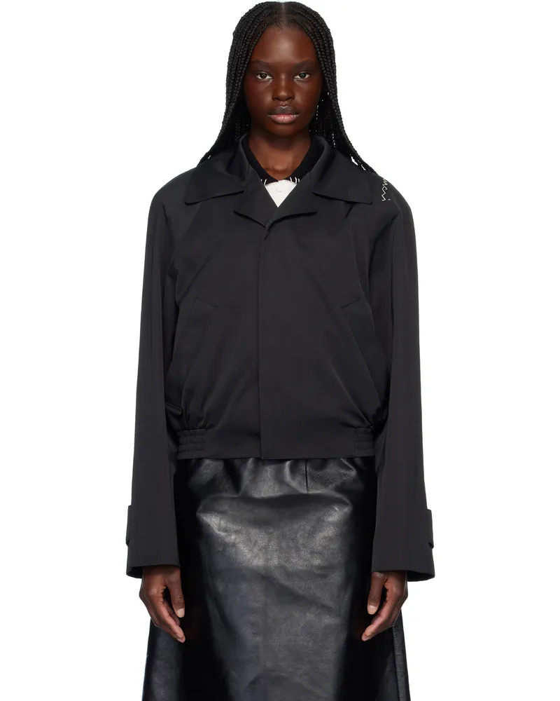 Marni Black Water Repellent Jacket 00n99