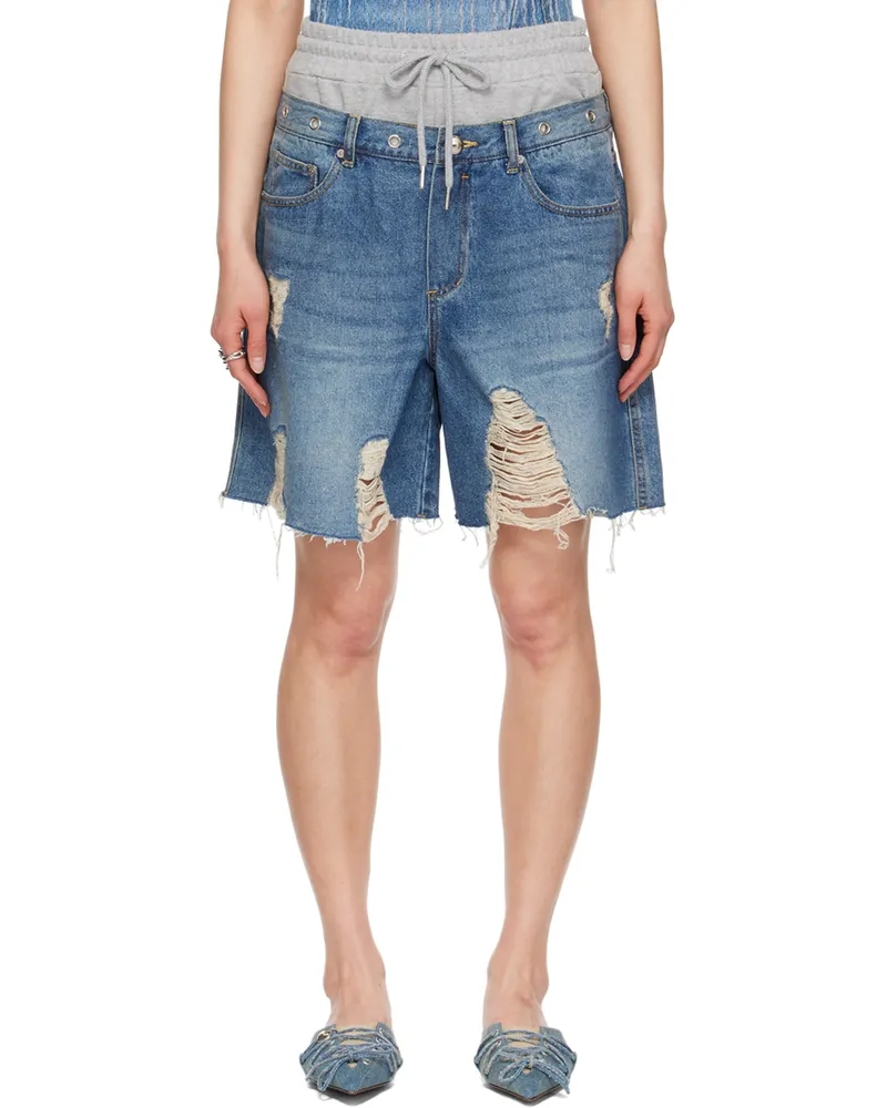 Andersson Bell Blue Denny Denim Shorts Washed