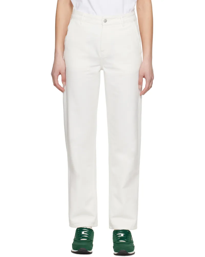 Carhartt WIP Off-White Pierce Straight Trousers Wax