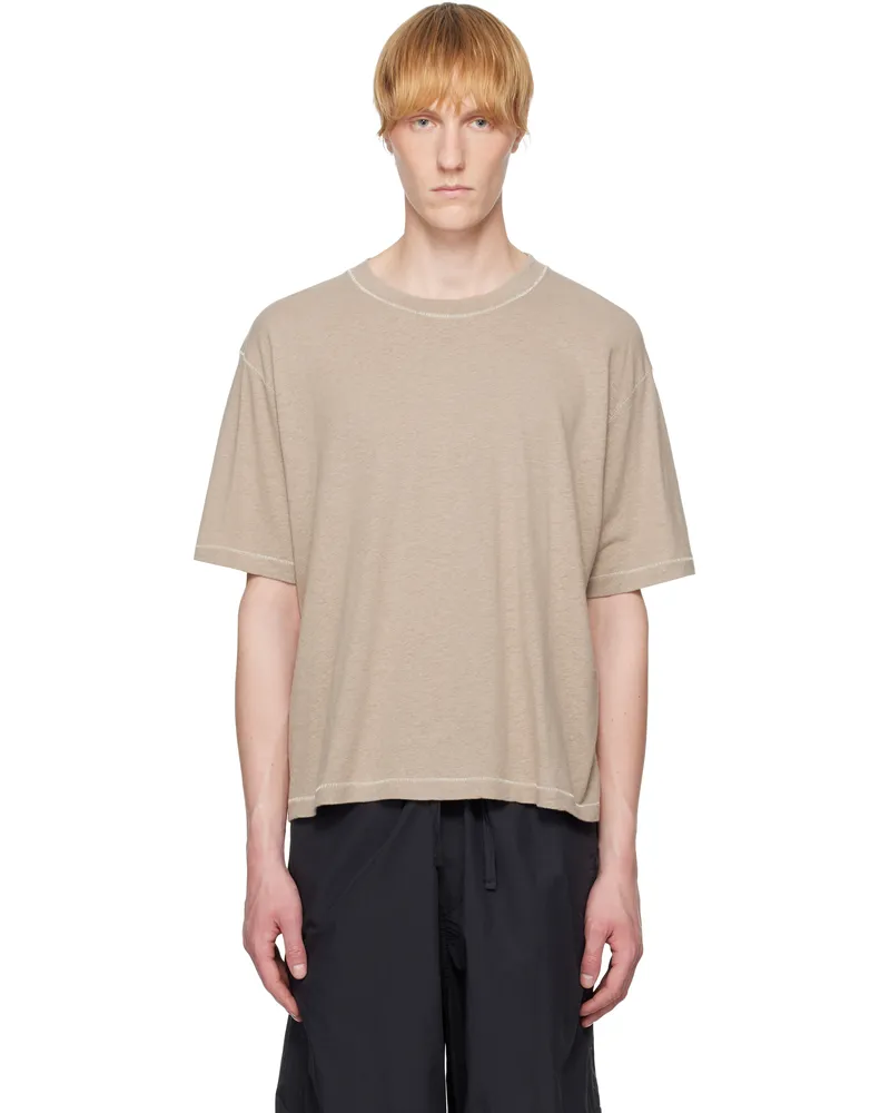 Hope Taupe Boxy T-shirt Vintage