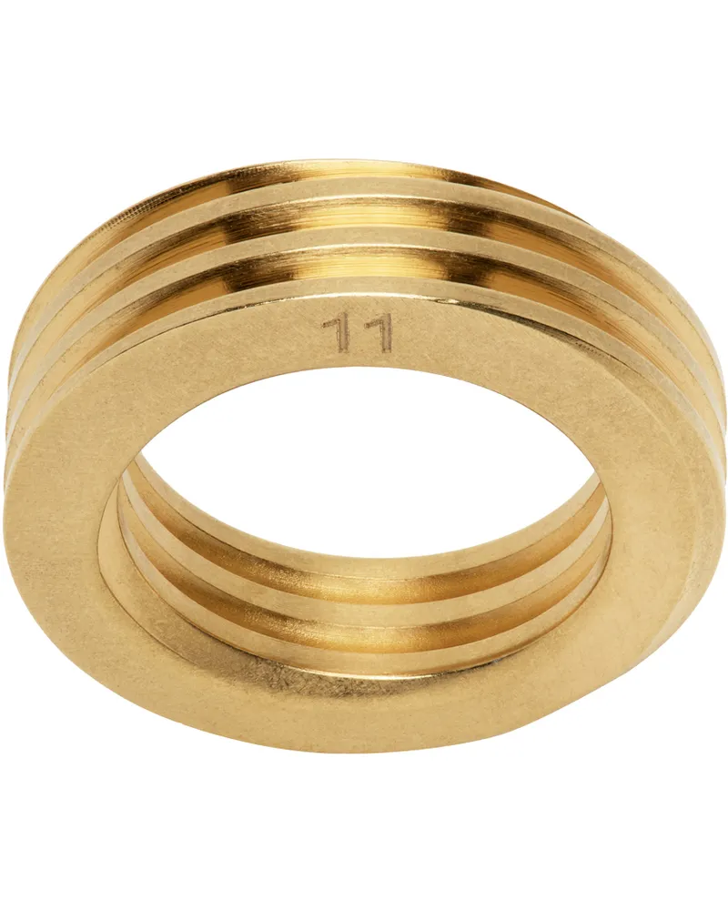 Maison Margiela Gold Bolt & Nut Reference Ring 950