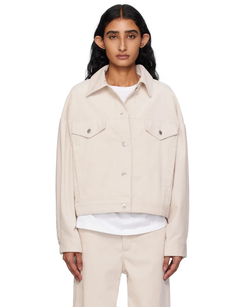 A.P.C. Beige Cally Jacket Aae