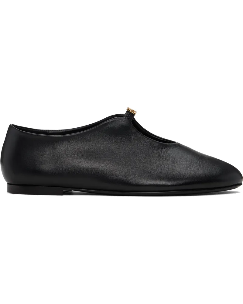Givenchy Black 4G Liquid Ballerina Flats 001-black