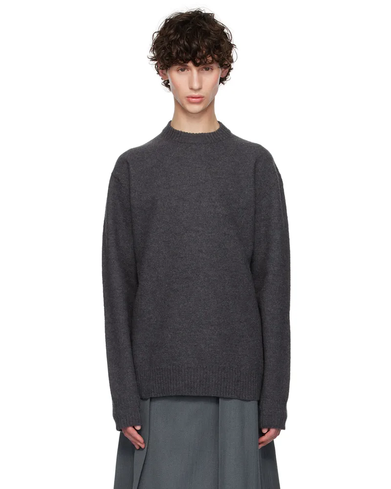 Jil Sander Gray Crewneck Sweater 032