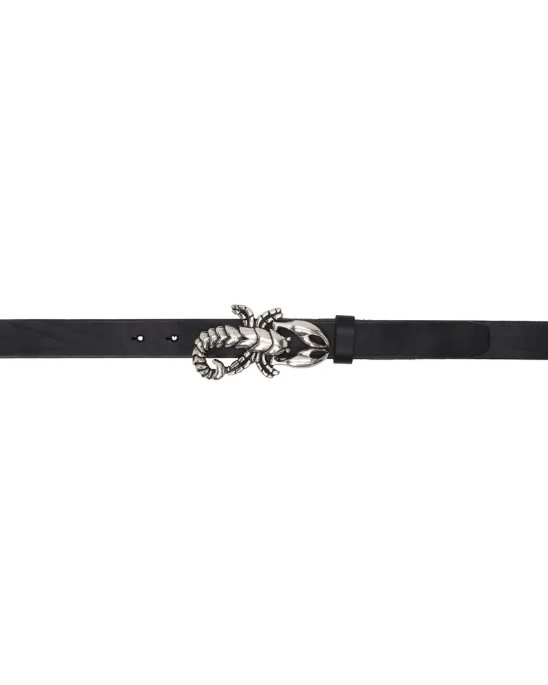 Our Legacy Black Scorpion Belt Oily