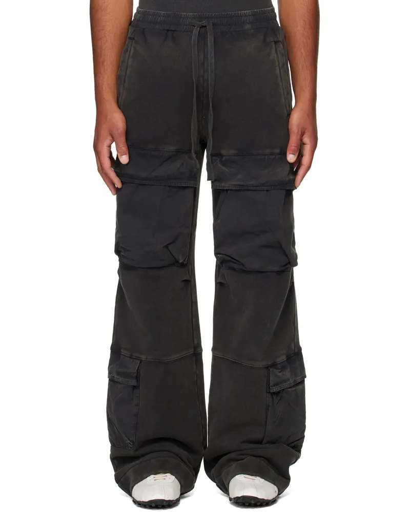 Entire Studios Gray Utility Sweatpants Washedblack