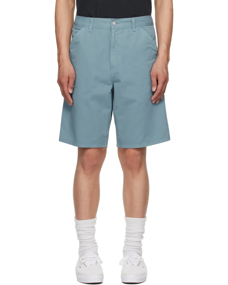 Carhartt WIP Blue Single Knee Shorts 2pagd