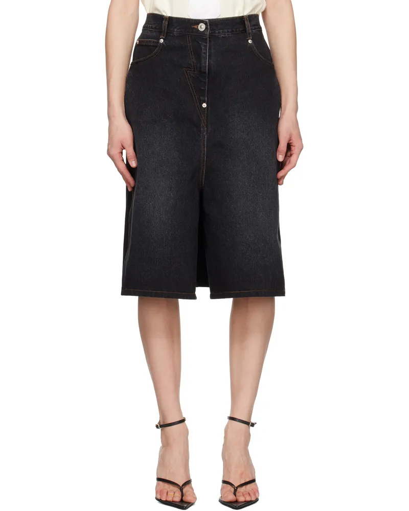 pushBUTTON Black Hybrid Regular Skort Black