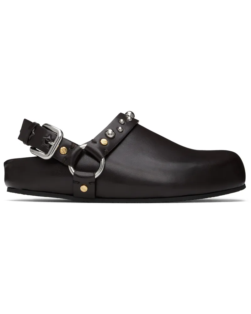 Stella McCartney Brown Elyse Studded Clogs 2007