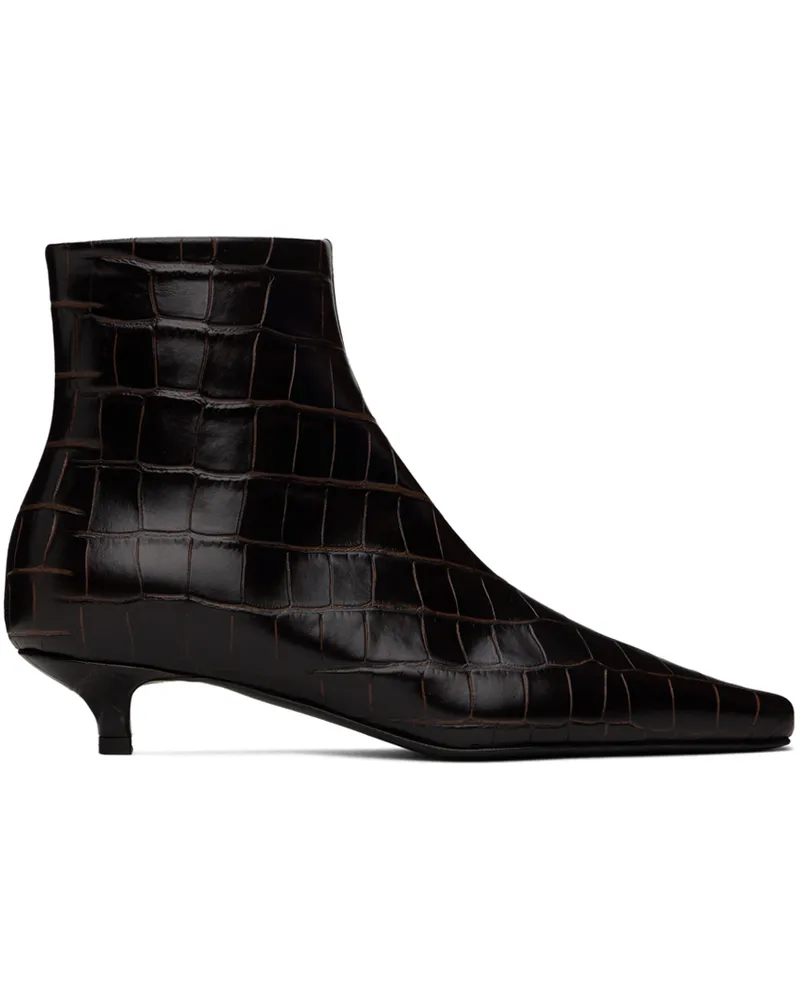 Totême Brown 'The Slim' Boots 034