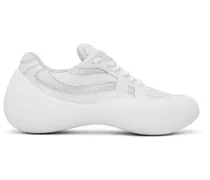 White Bumper Hike Low Top Sneakers