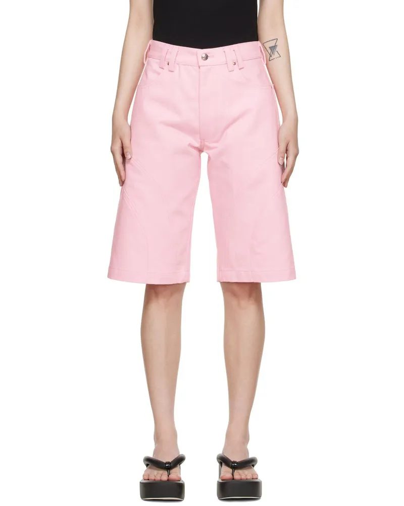Marshall Columbia SSENSE Exclusive Pink Denim Shorts Baby