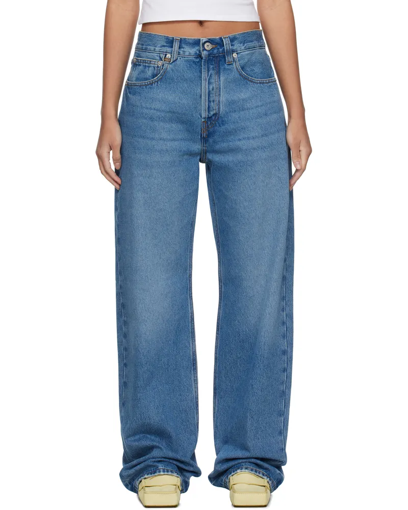 Jacquemus Blue 'The straight de-Nîmes' Jeans 33c