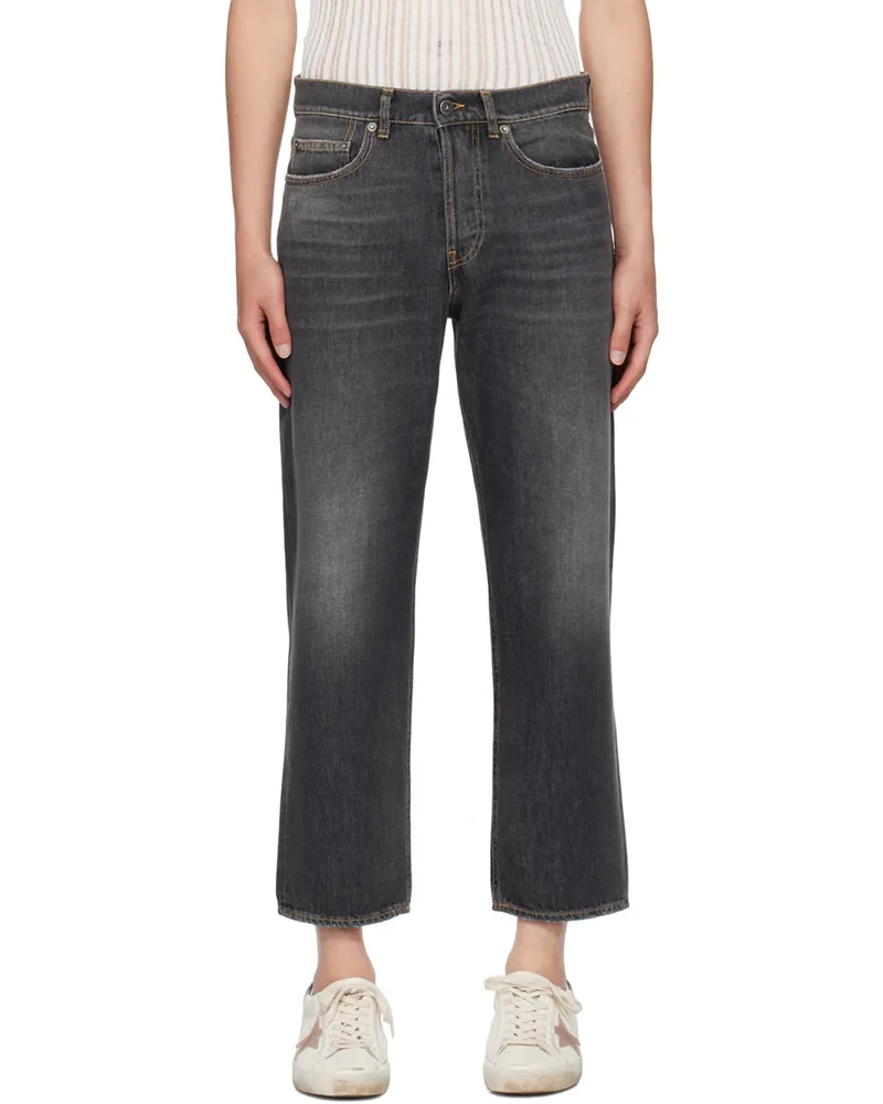 Golden Goose Black Stonewashed-Effect Jeans Black