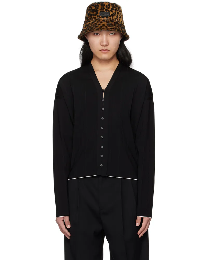 Jacquemus Black Les Sculptures 'Le cardigan plissé' Cardigan Black