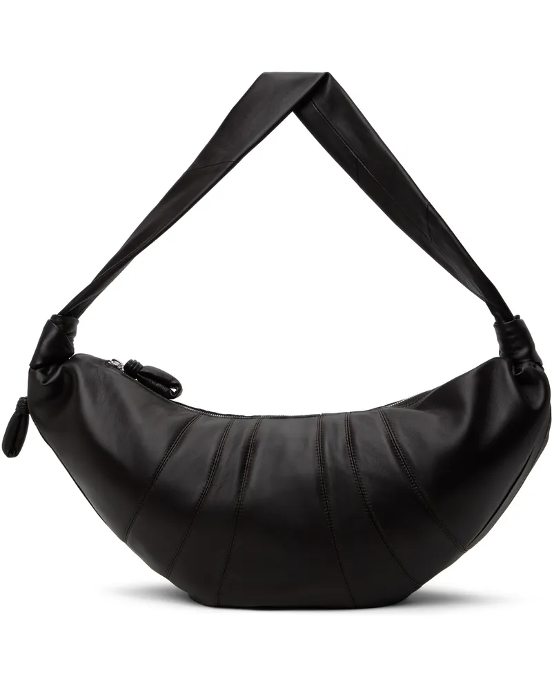 Christophe Lemaire Brown Large Croissant Bag Br490