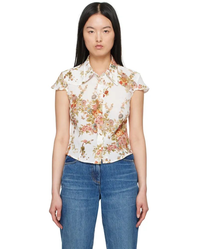 Our Legacy White Daisy Shirt White