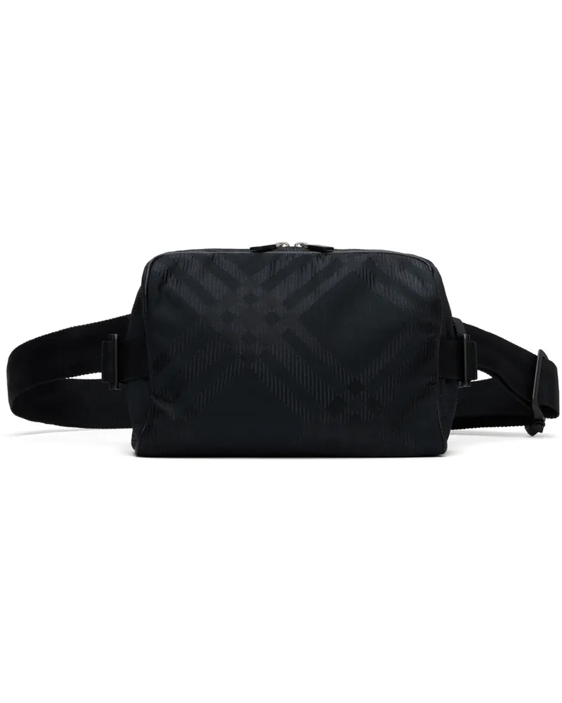 Burberry Black Check Belt Bag Black