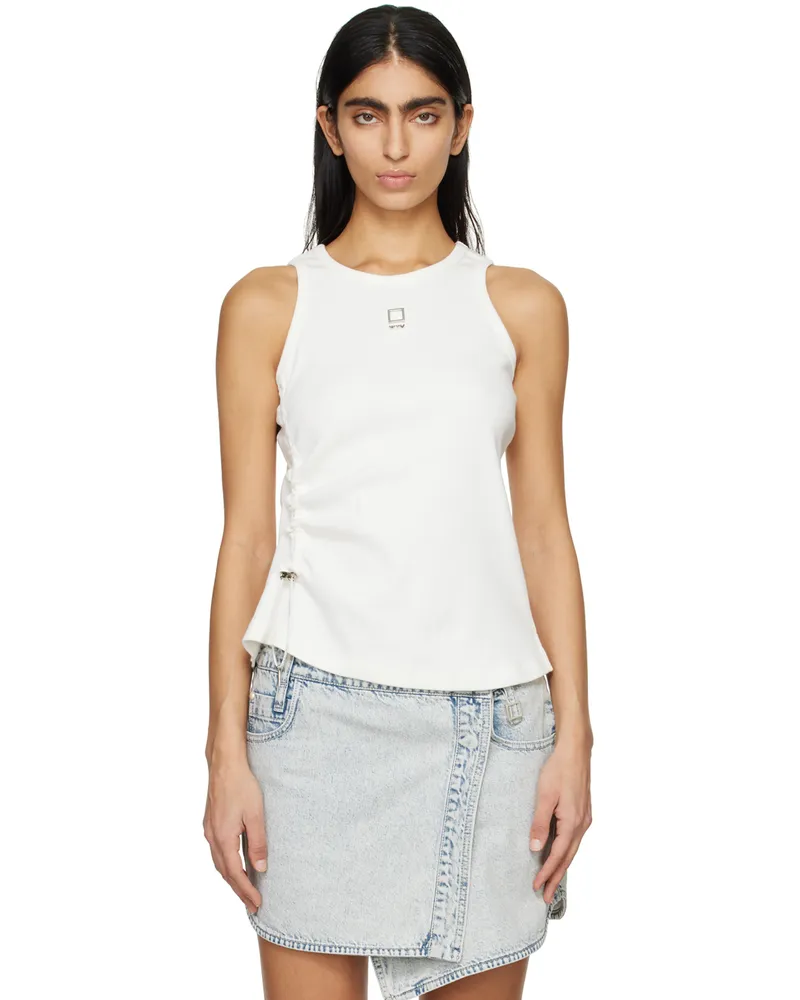 Wooyoungmi White Hardware Tank Top White