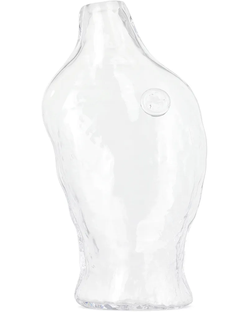 NIKO JUNE Angle Grinder Fish Vase Clear