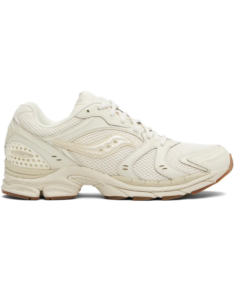Saucony Off-White & Beige ProGrid Triumph 4 Heritage Sneakers Almond