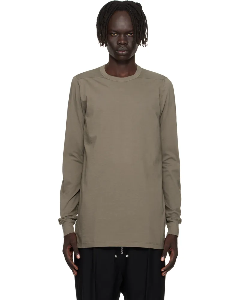 Rick Owens Gray Concordians Level LS T-shirt 34