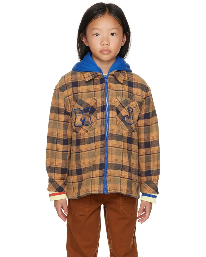 Marc Jacobs Kids Brown Check Hoodie 360