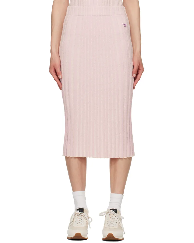 Kitsuné Pink Baby Fox Midi Skirt P502