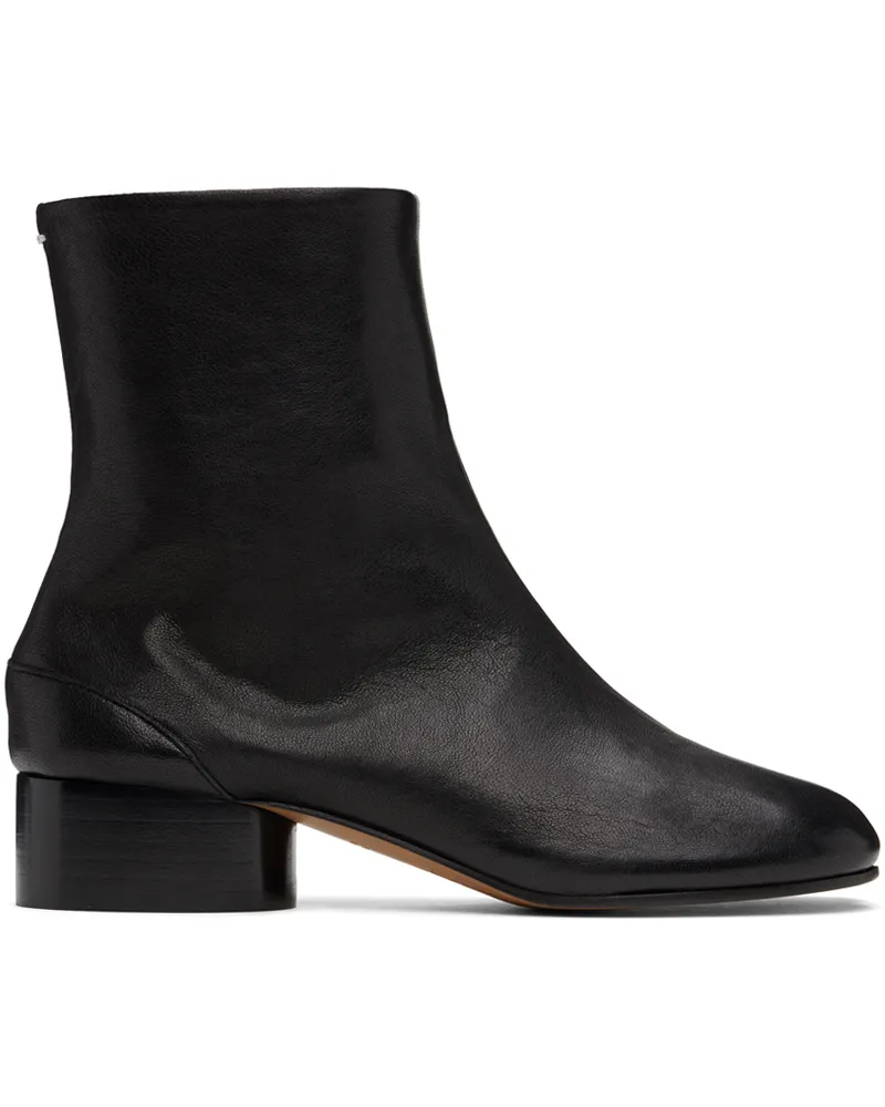 Maison Margiela Black Tabi Ankle Boots T8013