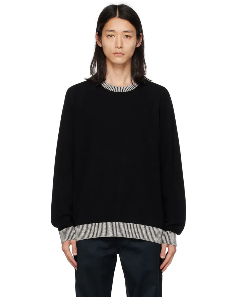 Wood Wood Black Larcombe Sweater 9999