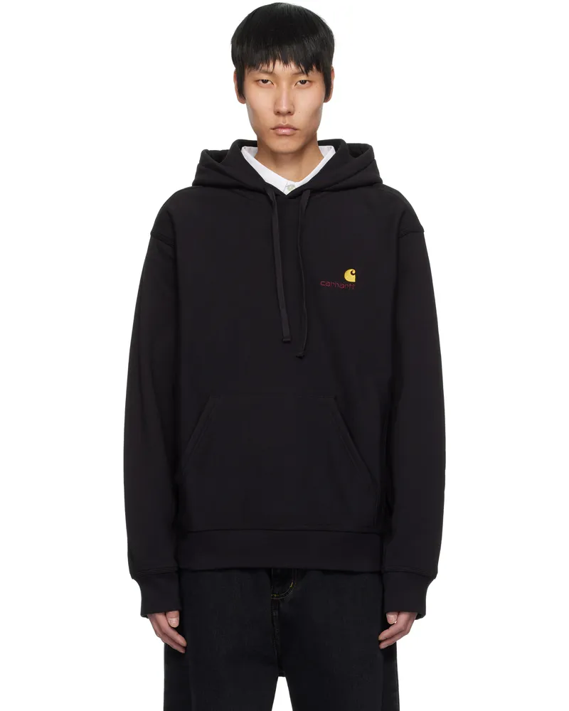 Carhartt WIP Black American Script Hoodie 89xx