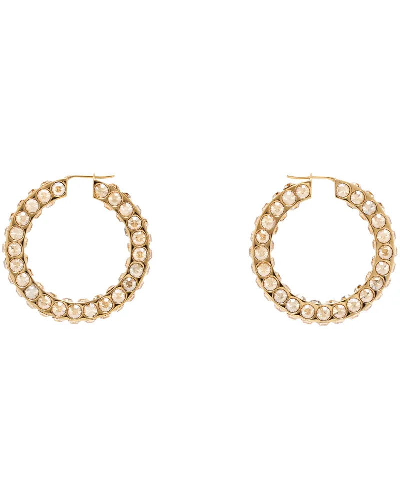 Amina Muaddi Gold Jah Big Hoop Earrings Golden