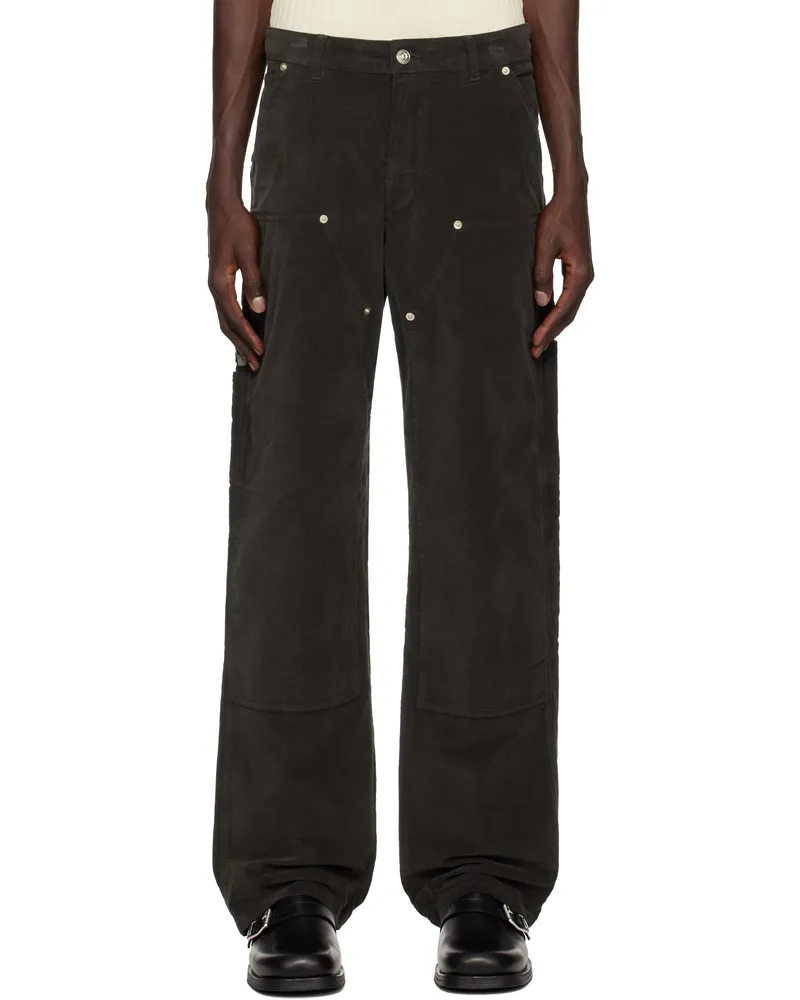 Wales Bonner Brown Kingston Trousers Otter