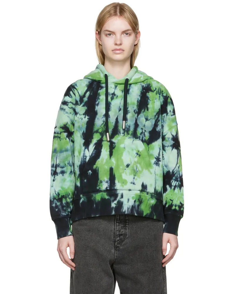 AMI Paris Green Cotton Hoodie 301