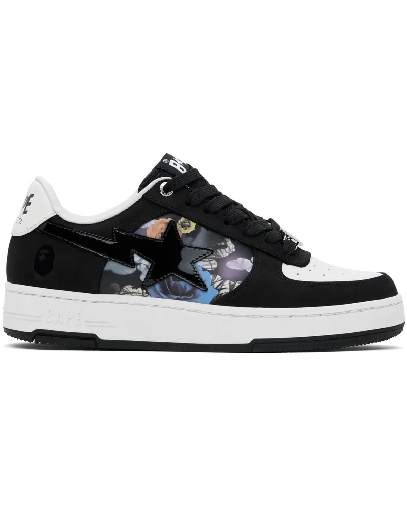 BAPE Black & White Sta #2 Sneakers Black