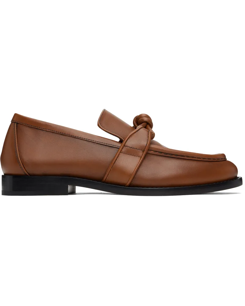 Bottega Veneta Tan Astaire Loafers 2742