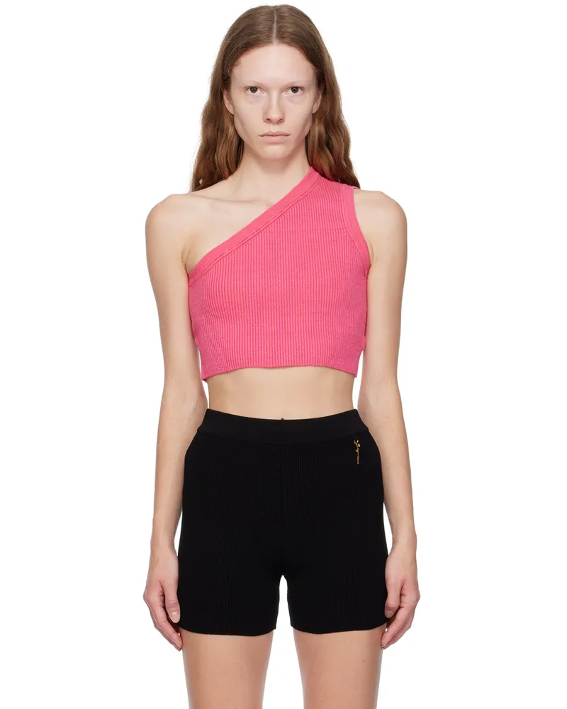 Jacquemus Pink 'La Maille Ascu' Tank Top 430