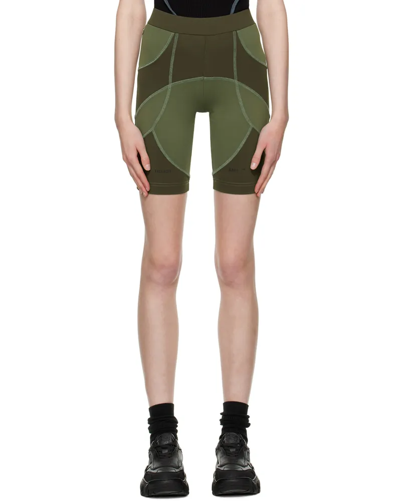 Heliot Emil SSENSE Exclusive Khaki Shorts Dark