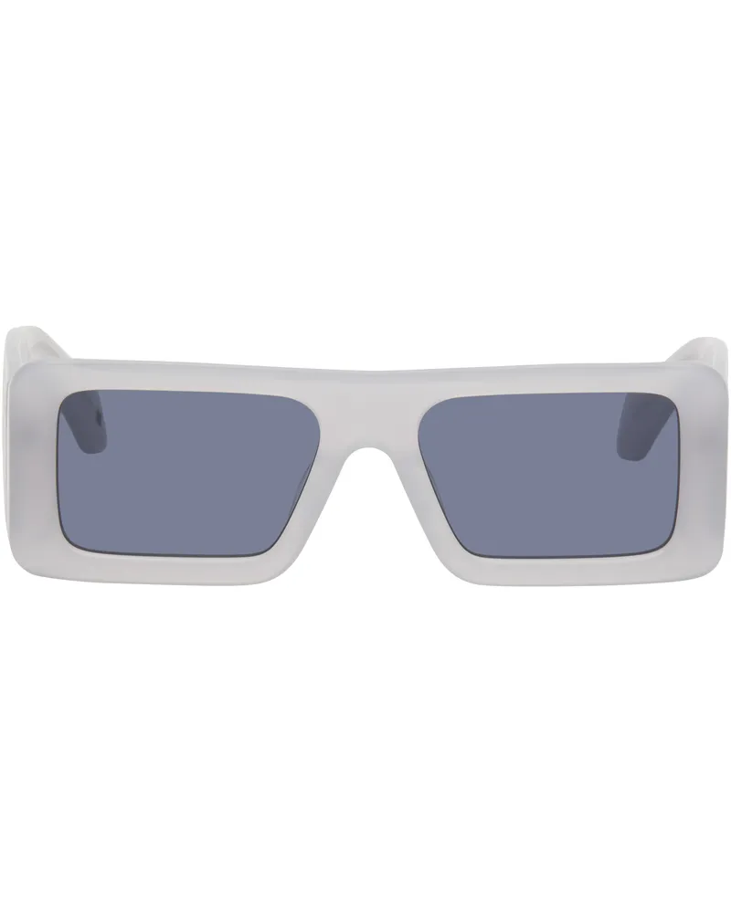 OFF-WHITE Gray & Blue Troy Sunglasses Grey