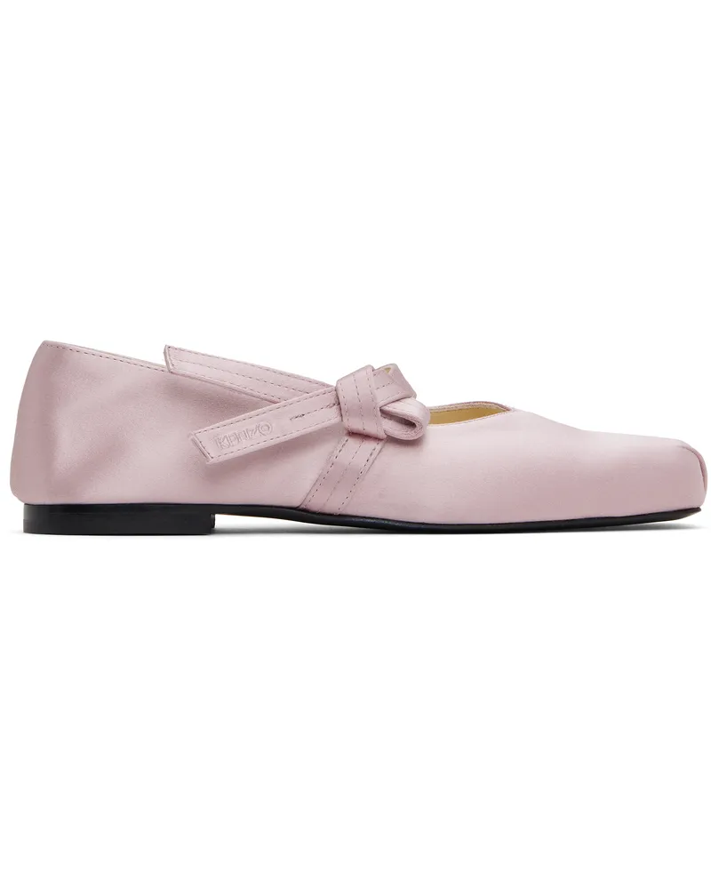 Kenzo Pink Kenzo Paris 'KENZO Oki' Ballerina Flats 34