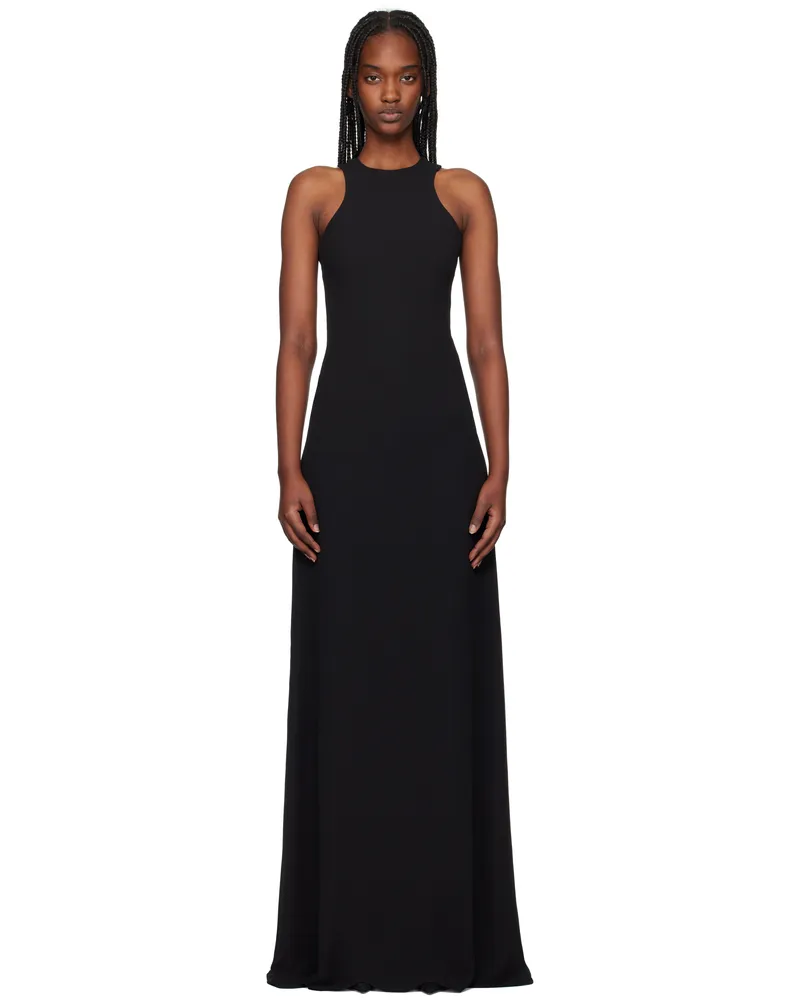 Mônot Black Tank Top Maxi Dress Black