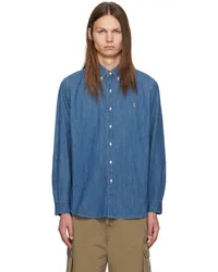 Ralph Lauren Blue Classic Fit Denim Shirt Denim