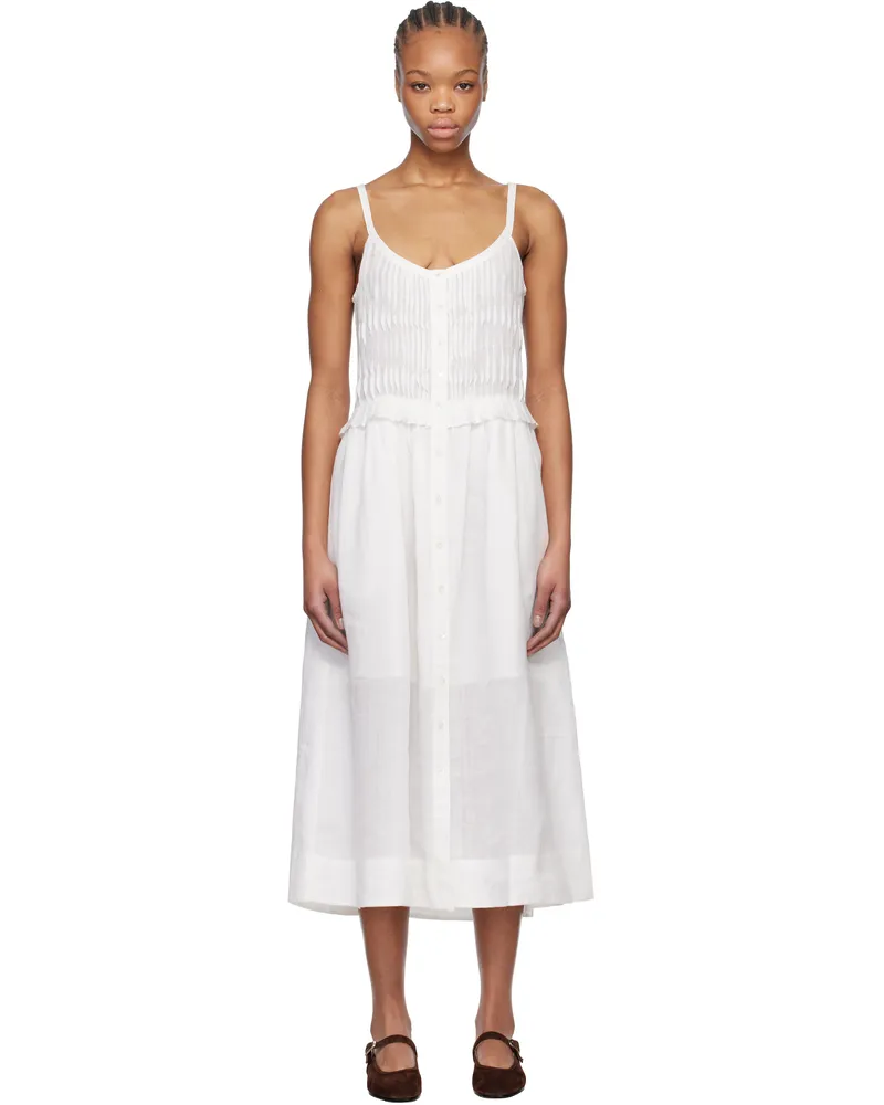 Sea Off-White Zora Tank Midi Dress Pearl