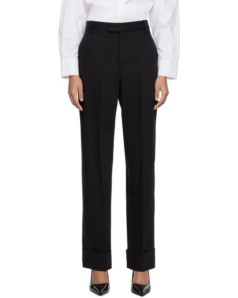 BITE Studios Black Tailored Trousers Black