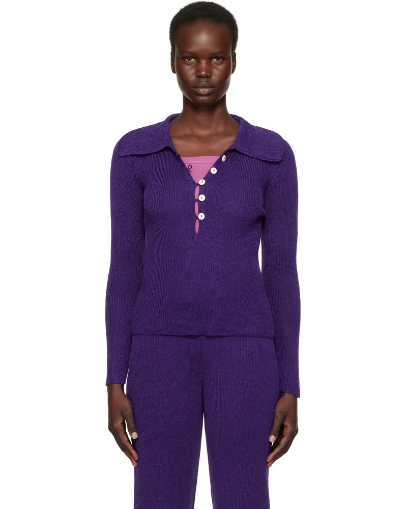 BODE Purple Quincy Polo Purpl