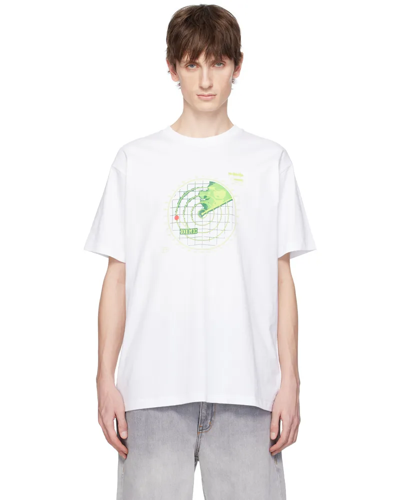 Dime White Radar T-shirt White